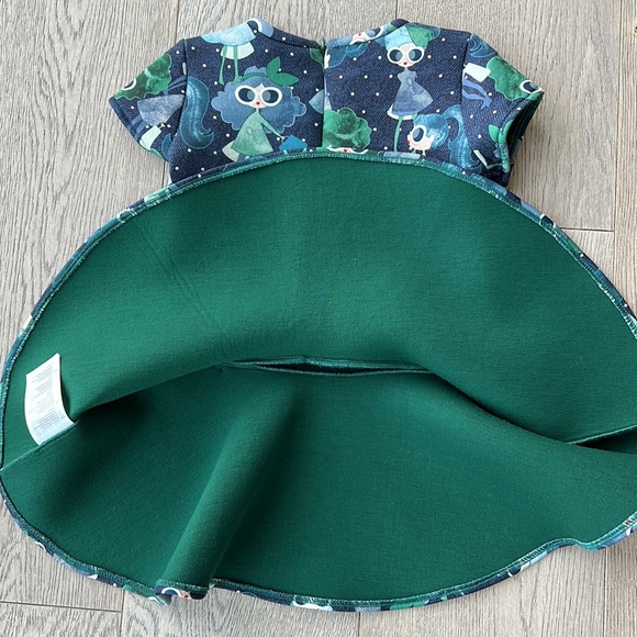 Mayoral dress with funky gal print for toddler - Picture 5 of 5